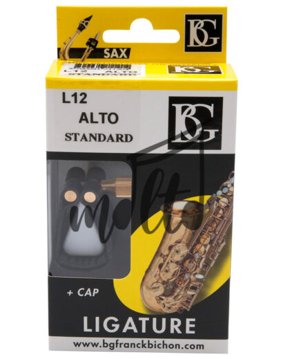 163-L12-BOXES-LIGATURE-SAXOPHONE-(2) ABRAZADERA MARCA BG SAXOFÓN ALTO SUPER REVELATION L12SR