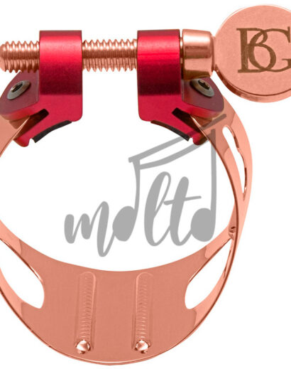 169-LD9-DUO-LIGATURE-ROSE-GOLD-HARD-RUBBER-MP-ALONE-ALTO-SAX-(2) ABRAZADERA MARCA BG DUO SAXOFÓN ALTO ORO ROSA LD9