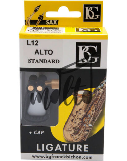 165-L12-BOXES-LIGATURE-SAXOPHONE-(2) ABRAZADERA MARCA BG SAXOFÓN TENOR SUPER REVELATION L13SR