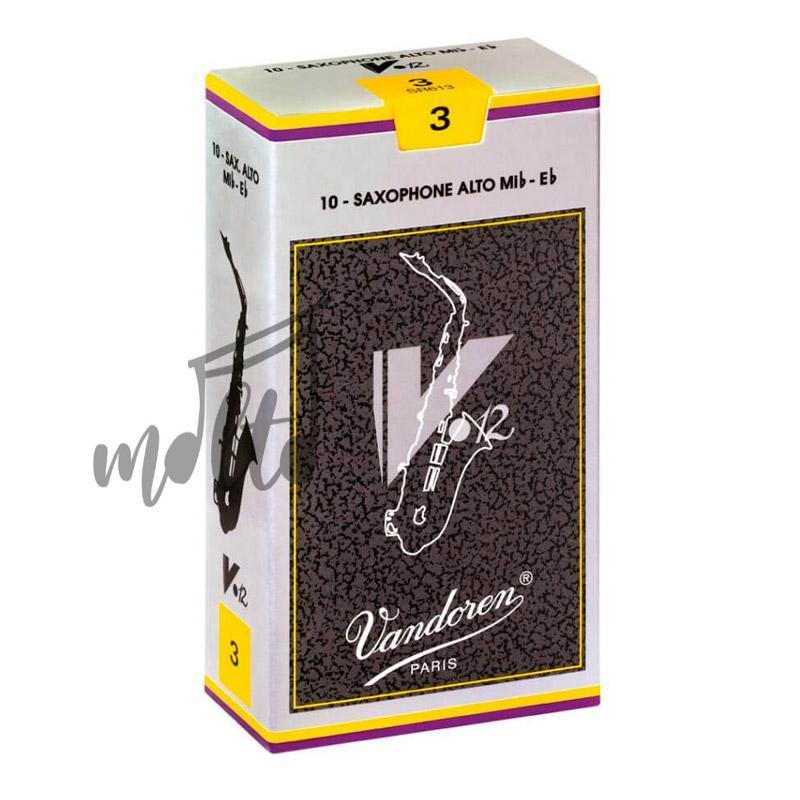 236-bte-10-anches-V12-Sax-Alto CAÑA MARCA VANDOREN V12 SAXOFÓN