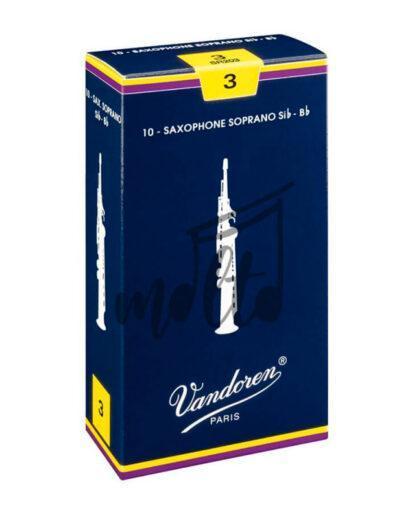CAÑA MARCA VANDOREN TRADICIONAL SAXOFÓN SOPRANO #2½
